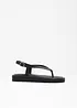 Sandali infradito in pelle, bonprix PREMIUM