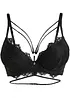 Reggiseno push-up con ferretto e dettagli decorativi, bonprix