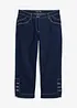 Jeans capri, a vita media, bonprix
