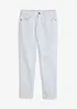 Pantaloni elasticizzati con ricami traforati, bonprix
