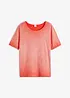 T-shirt in puro cotone biologico con effetto lavato, bonprix