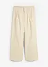 Jeans wide leg a vita alta con cinta comoda, bonprix