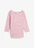 Maglia con maniche a 3/4 e scollo a barca, bonprix