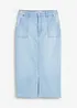Gonna di jeans con spacco, bonprix