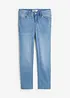 Jeans elasticizzati cropped con spacchetti, bonprix