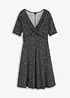 Abito in jersey con drappeggio in misto viscosa morbido, bonprix
