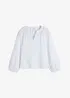 Blusa oversize in mussola di cotone, bonprix