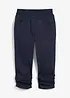 Pantaloni capri di misto cotone con cinta comoda, bonprix