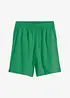 Bermuda in misto lino con elastico in vita, bonprix