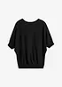Maglione in filato fine di misto cotone, bonprix