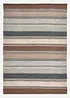 Tappeto kilim a righe in colori naturali delicati, bonprix