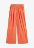 Pantaloni a palazzo in misto lino e viscosa leggero, bonprix