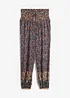 Pantaloni con elastico in vita in viscosa fluente, bonprix