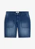 Bermuda in jeans elasticizzati, relaxed fit, bonprix