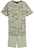 T-shirt e bermuda in cotone biologico (set 2 pezzi), bonprix
