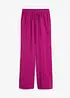 Pantaloni a palazzo con cinta elastica in misto viscosa, bonprix