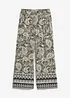 Pantaloni a palazzo in misto viscosa morbido, bonprix