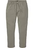 Pantaloni chino in misto lino regular fit, straight, bonprix