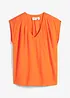 Blusa a maniche corte con scollatura a V, bonprix