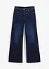 Jeans wide leg con bordo vita comodo, vita media, bonprix
