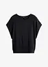 Maglia a coste con maniche a pipistrello, bonprix