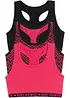 Reggiseno bustier in morbido cotone biologico (pacco d 3), bonprix