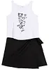 Top e gonna pantalone (set 2 pezzi) in cotone biologico, bonprix
