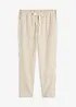 Pantaloni effetto lino, bonprix