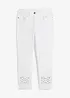 Jeans cropped con ricami, bpc selection
