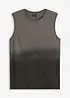 Canotta con colori sfumati in cotone biologico, slim fit, bonprix