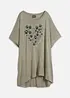 Maxi maglia in viscosa fluente, bonprix