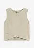 Top cropped in morbido misto cotone, bonprix