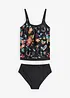 Tankini oversize con spalline regolabili (set 2 pezzi), bonprix