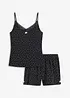 Pigiama estivo con pizzo grazioso, bonprix
