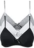 Reggiseno senza ferretto con coppe preformate e cotone biologico (pacco da 3), bonprix
