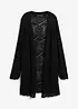 Cardigan lungo traforato, bonprix