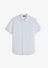 Camicia a maniche corte elasticizzata, slim fit, bonprix