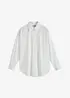 Camicia oversize con bottoni in puro cotone, bonprix