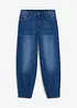Jeans barrel shape in cotone biologico, vita alta, bonprix