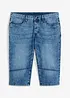 Bermuda lunghi in jeans elasticizzati, regular fit, bonprix