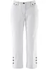 Jeans capri, a vita media, bonprix