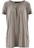 Maglia lunga con viscosa, bonprix