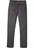 Pantaloni in misto lino con elastico in vita regular fit, straight, bonprix
