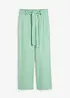 Pantaloni culotte in misto lino leggero, bonprix