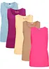 Top lungo in puro cotone (pacco da 5), bonprix