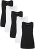Top lungo in puro cotone (pacco da 5), bonprix