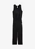 Tuta elegante morbidissima effetto neoprene a palazzo, ad asciugatura rapida, bonprix
