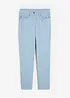 Pantaloni in twill cropped in look usato, bonprix