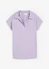Maglia con colletto polo aperto, bonprix