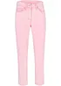 Pantaloni in twill cropped in look usato, bonprix